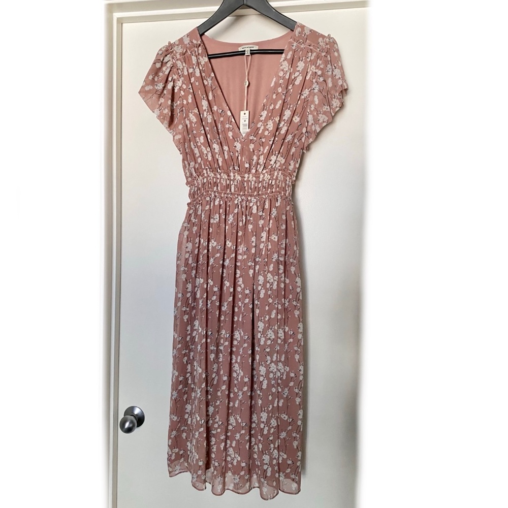 Mauve Floral Dress - NEW!